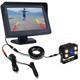 For car lovers, large truck reversing image, harvester recorder, night vision, bus camera, radar system, all-in-one machine, 24v 4.3-inch AV screen + camera (HD version), 10-meter aviation video cable
