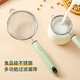 WORTHBUY stainless steel colander, ultra-fine mesh baby food supplement, baby soy milk filter, sieve spoon, household kitchen juice flour sieve, filter spoon 60 mesh (diameter 10cm) recommended