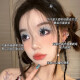 [Second item 1O yuan] Magic Color ins Millennium Hot Girl's same nine-color eyeshadow palette denim blue eyeshadow earth-colored sequin glitter pearlescent fine glitter matte Millennium Hot Girl 1 [Hot] Secret Blue