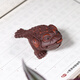 Zanghutianxia purple sand tea pet ornaments mini golden toad can be raised tea table accessories seven treasures golden toad four colors available purple clay style