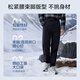 Made in Tokyo, velvet assault overalls men's winter casual pants outdoor windproof pants men's pants black L
