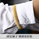 Kunsui metal sleeve cuffs, shirt sleeves, bartender arm cuffs, arm cuffs, sleeves, non-slip fixed spring rings, roll-up sleeve cuffs, 1 pair of metal cuffs, silver
