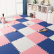 Jin Jin is equal to 0.5 kg Mu splicing foam floor mat thickened household climbing mat crawling mat tatami bedroom living room floor mat floor mat navy blue * red * white total 16 pieces 30 * 30 * 1cm