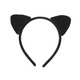 Ombi bear gold velvet cat ear headband for women, cute, super cute and sweet, cute headband, face wash hairpin, hair clip, black