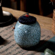 Bowei tea jar ceramic Kung Fu tea set accessories tea storage jar sealed jar holly can hold about 180g