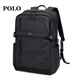 POLO Backpack Men's Short Travel Backpack Large Capacity School Bag 16/17.3 Inch Computer Bag Business Travel Bag