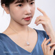 Nan Xi Comparable to Australian White Freshwater Pearl Pendant Single Ice Queen Temperament Large Pearl Necklace Birthday Gift Almost Flawless 13-14mm+S925 Silver Chain