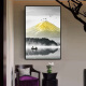 Reputation decorative painting can be customized for the entrance, Nordic modern minimalist background wall hanging painting, fortune landscape painting, entrance corridor, aisle painting, living room painting, dining room bedroom painting, 60*90 mountain range