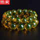 SNQP Mexican 5A water purified blue amber bracelet beeswax Buddha beads amber round bead single circle bracelet for men 24mm