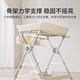 英氏（YEEHOO）尿布台婴儿护理台宝宝按摩抚触台换尿布换衣台操作台折叠移动床 米白色+隔尿垫
