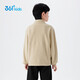 361 Children's Clothing Thickened Pullover Casual Sweatshirt for Boys and Girls, Winter New Style One-Piece Children's Fashion Polar Fleece Top, Apricot 150cm