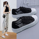 Huilijun Frauenschuhe Ins Spitze atmungsaktive kleine weiße Schuhe für Frauen 2025 Sommer Neues koreanisches Student Student Mesh Damenschuhe flache Schuhe Weiß HJ-9901 39 kleine halbe Größe Choice One Size