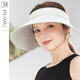 JIUMU sun protection hat women's sun hat empty top hat summer outdoor face-covering anti-UV hat for women