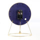 Hense Creative Desk Clock Modern Light Luxury Desktop Clock Living Room Desktop Clock Decoration Ornament Quartz Clock HD58 Blue