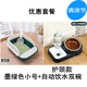 Shanbei cat litter box, cat feces basin, large open cat toilet, splash-proof, semi-enclosed, kitten deodorant supplies (fence type) dark green small size + cat bowl + free shovel