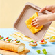 Xuechu cartoon 9.5-inch baking pan grill set non-stick easy to clean cake barbecue baking cooling rack