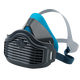 Tangfeng 1502 Staubdichte Maske aktiviertes Kohlenstoff-Anti-Industrie Staubkohlemine Dekoring Polierformaldehyd Blau weiße Maske 1502 Blaue Silikonmaske + 20 Stücke KN95 Filter Baumwolle