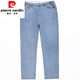 Pierre Cardin extra-large jeans men's spring and autumn style plus fat and enlarged sports men's trousers loose straight fat men's trousers light blue 9904 style 34 waist 2 feet 7150-160 Jin Jin is equal to 0.5 kg