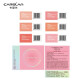 Carslan Blush Palette Highlight All-in-one Palette Rouge Sun-drenched Pink Orange Matte Pearlescent Shade Brightening Nude Makeup 06# High Sweet Peach