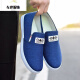 Spring and summer tendon-soled canvas shoes, wear-resistant old Beijing cloth shoes, men's Korean style trendy sneakers, one-legged men's shoes ff06 blue 39