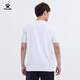 KELME/Kelme official top 1960 cultural shirt half-sleeved T-shirt retro trendy casual short-sleeved T-shirt for men 6227TX1050 White M