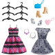 Barbie Girls Gifts Barbie Doll Fashion Toys Play House Toys-Barbie Doll Fashion Wardrobe GBK12