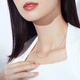 Lukfook Jewelry Platinum 950 Geometric Chopin Chain Platinum Necklace Plain Chain Gift Price F63TBPN0009 3.18g (including labor cost 337 yuan)