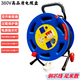 Three-phase 380V mobile cable drag reel reel reel 20 meters 30 meters 50 meters power extension terminal block 50 meters line 2.5 square lines line + reel set