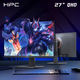 HPC 27-inch 2K high-definition display IPS 100Hz 99%sRGB wide color gamut low blue light micro-frame wall-mounted office home computer monitor HP27QI
