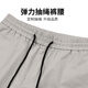 马克华菲【细格肌理】休闲短裤男25春夏新款简约舒适时尚运动男裤五分裤 701卡其（宽松版） M （高165-170重60-65）