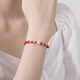 Clect Small Perfect Bracelet Women's 999 Pure Silver National Trend Chinese Braided Red String Zodiac Year Jewelry Birthday Gift Girlfriend