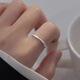 Su Shiliu 925 silver ring women's ring personalized open ring single index finger tail ring female birthday gift for girlfriend and best friend cross ring