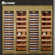 SILIWERE/SILIWERE red wine cabinet, constant temperature wine cabinet, custom wine cabinet, large wine cabinet, double door wine cabinet, custom wine cabinet, width 1970 depth 450 height 2000 champagne gold 550L exclusive version