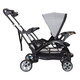 Baby trend two-seater stroller can sit or stand, 22.6kg load capacity, front and rear seat belts