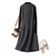 Sibaishe 2025 new autumn clothing women's slim mid-length commuter temperament commuter skirt dress