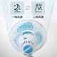 Shui Yueming Plug-in Small Clamp Electric Fan Powerful College Student Dormitory Bedside Wall-mounted Office Desktop Small Fan Desk Fan Quiet Bass Home Desktop Clamp Fan Office Blue Steel Mesh + 3 Meter Timing Line (Total Length 4.3 Meters) Standable, Hangable, Clampable Multi-Function Shaking Head Fan