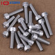 304 stainless steel hexagon socket screws, extended cylindrical head cup head hexagon socket bolts DIN912 screw M4*8 20 pieces