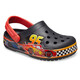 Crocs off-code clearance Crocs children's Crocs Cars cartoon slippers 206472-001 black 206472_001 22 -23