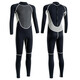 TKHE thickened wetsuit for men and women one-piece warm wetsuit breathable surfing swimsuit quick-drying jellyfish suit cold protection M 55-65 kg