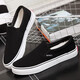 Zapatos de lienzo de Renbian zapatos para hombres sin cordones, un pie, zapatos perezosos, deportes transpirables y zapatos casuales, zapatos para hombres versátiles, gris 42 Ligeramente pequeño