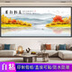 Side-viewing landscape painting self-adhesive wall stickers living room sofa background wall mural ink painting study bedroom self-adhesive stickers Fuchun Mountain Residence Picture A Type A length 120cm width 50cm