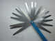 Feeler gauge single piece feeler gauge piece thickness 0.02-1.0mm Spring steel gap gauge feeler gauge piece length 100mm-300 200mm 17 pieces (0.02-1)