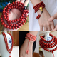 Shan Artisan Coral Bracelet Aka Bracelet Momo Bracelet Sardine Bracelet 108 Buddha Beads
