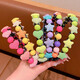 Ililuo children's broken hair headband princess little girl toothed candy color Kuromi headband girls cute baby hair accessories candy rainbow headband random 3 pieces