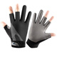 Amafuyun Fishing Gloves Summer Sea Fishing Anti-slip Anti-slip Three Finger Winter Waterproof Flying Lure Equipment Cycling Wear-Resistant x Leak Three Finger Mountain-Black