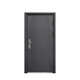Anti-theft door household entrance door indoor rental room door entrance door outer double door steel engineering single door 2050*960 outsourcing side left opening + mechanical lock