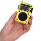 
Hanrongda HRD-701 upgraded version portable pocket full-band DSP chip digital display radio micro Bluetooth plug-in audio with lanyard plug-in old man radio Khaki 701 upgraded version + battery + 32G memory card with songs