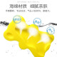 Zhenxiqi baby bath sponge newborn baby bath lying mop bath mat bath net toddler bath artifact anti-slip mat bath sponge mat yellow 5.5CM