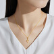 Chow Tai Fook SOINLOVE Cute Pet Zodiac Snake Love Heart Snake 18K Gold Necklace VE200 40cm