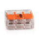 WAGO terminal block wire terminal three-hole connector suitable for soft and hard wires 20 pieces 221-413
